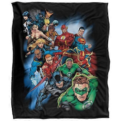 JLA Heroes Lightweight Soft Touch Blanket