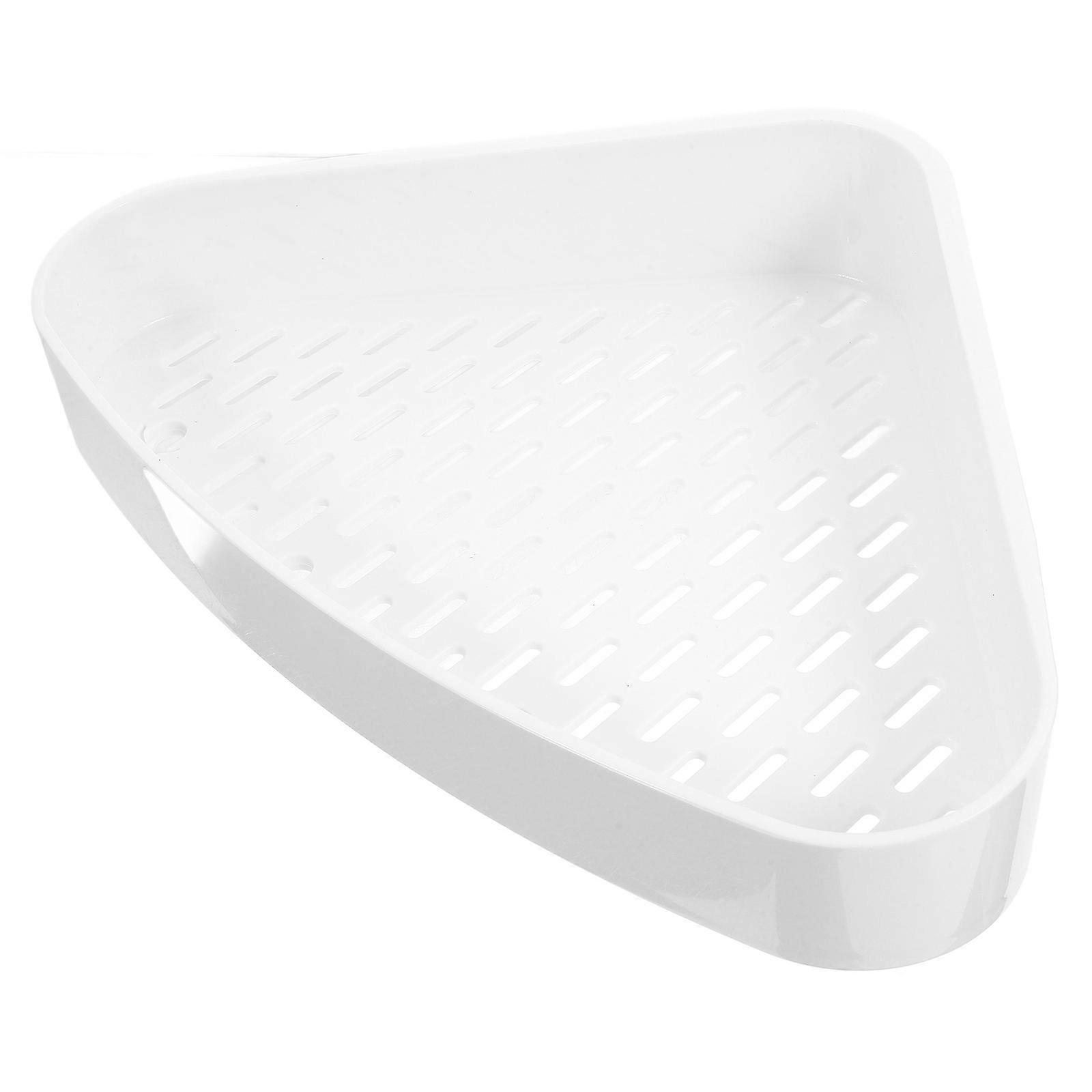 Wall Storage Rack Triangular Corner Shelf for Storage 1Pcs