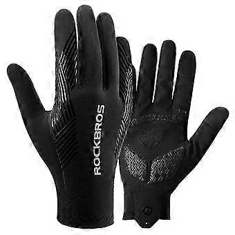 Fahrradhandschuhe Atmungsaktive Gym Motorhandschuhe Schwarz L