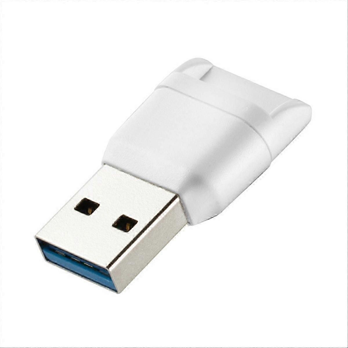 Memory Card Reader Adapter USB 3.0 High Speed Flash Memory Card White