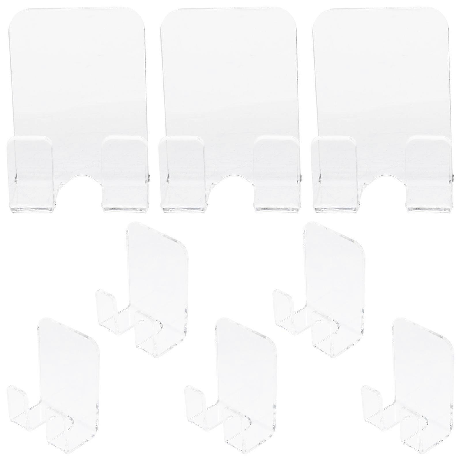 Multi-Functional Hook for Holding 32Pcs Transparent No-Punching Hooks