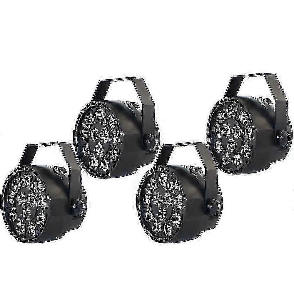 4x LED PAR64 Éclairage de scène RGBW DMX512 Éclairage de scène