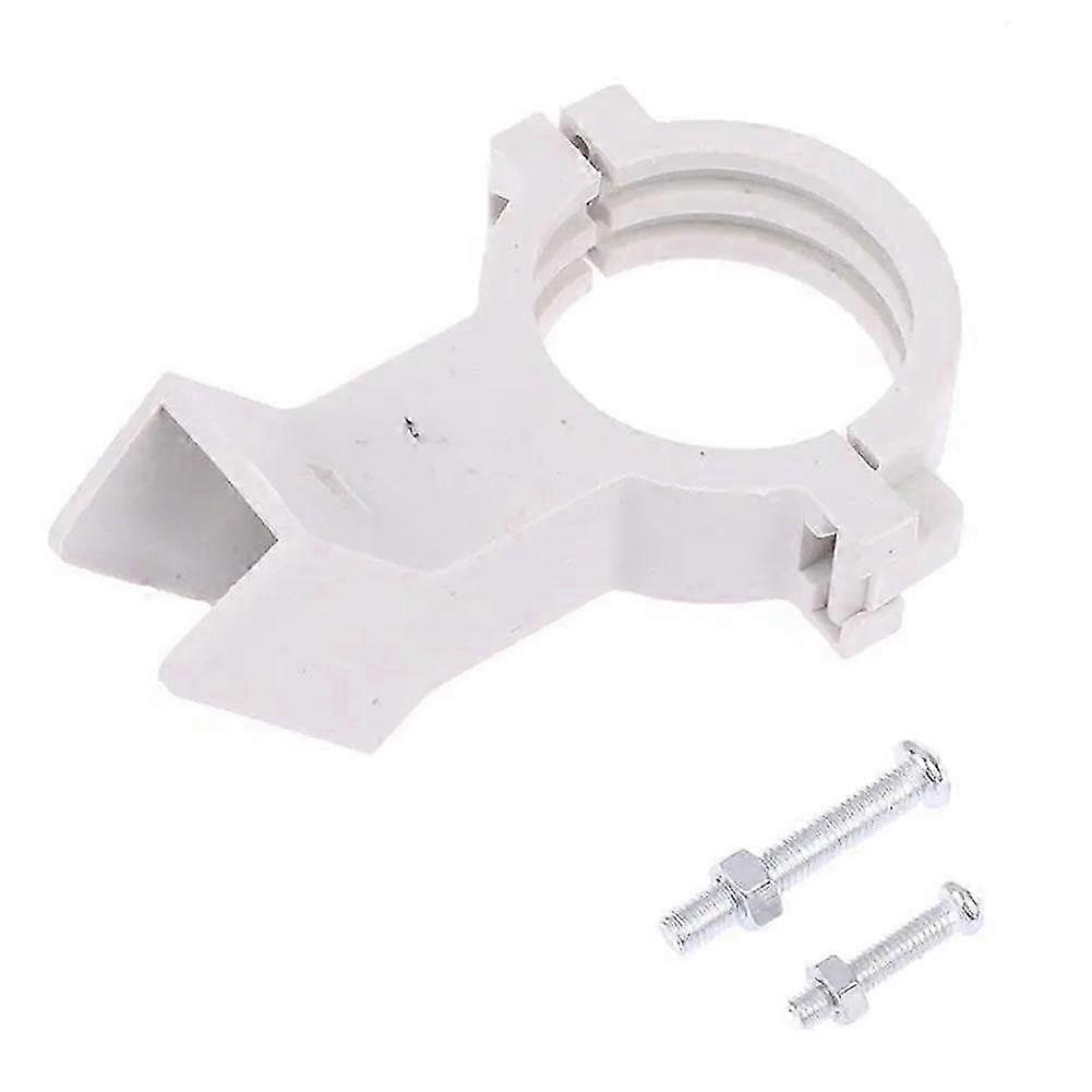 White Plastic Antenna Pole Clamp