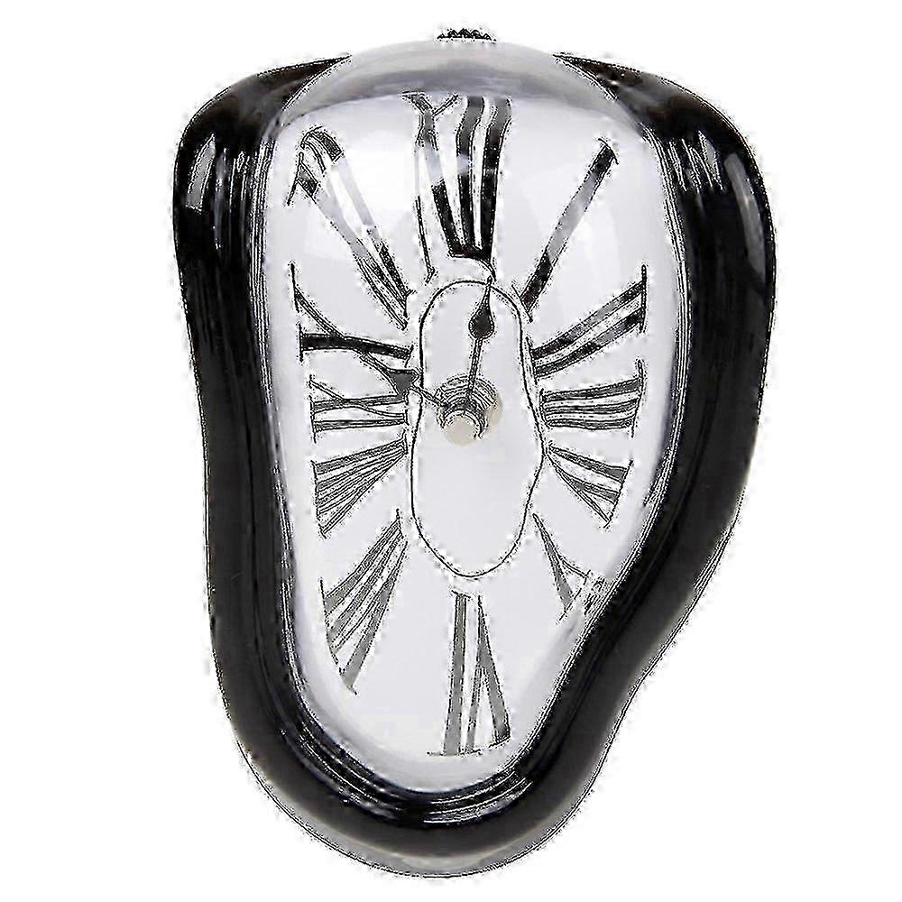 Surreal Melting Geometric Wall Clock