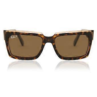 Ray-Ban RB2191 Inverness Polarized 129257 Full Rim Brown Havana Unisex Wayfarer Sunglasses UV3 Polarized Original