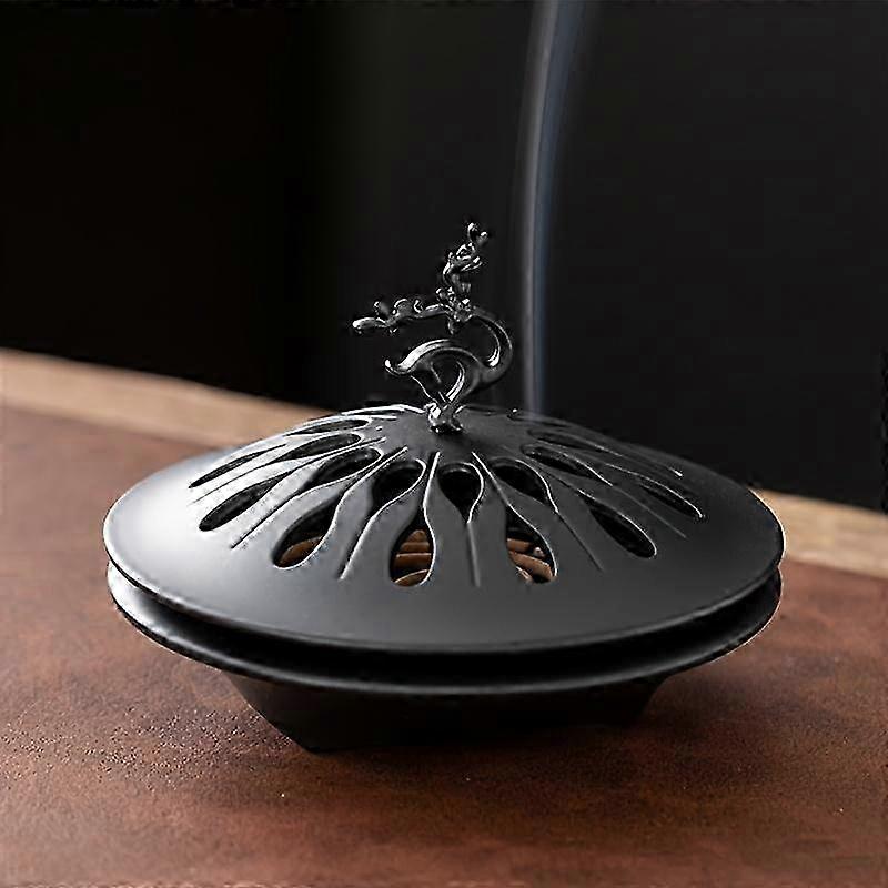 Deer Motif Backflow Incense Holder