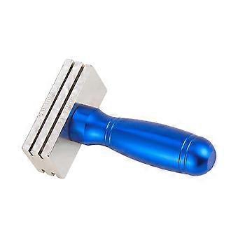 Suporte profissional para raios planos de bicicletas, chave para raios quadrados, ferramenta de manutenção e reparo de bicicletas, ajuste de rodas de bicicleta, azul.