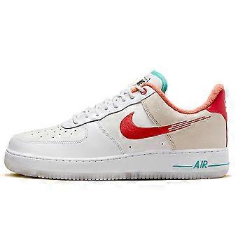 Nike Air Force 1 Low '07 Prm Just Do It Weiß Rot Türkis FD4205-161