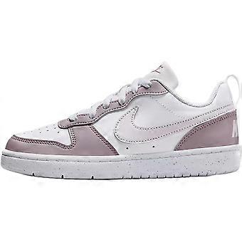 Chaussures de skate basses Nike Court Borough blanches et violettes unisexes DV5456-134