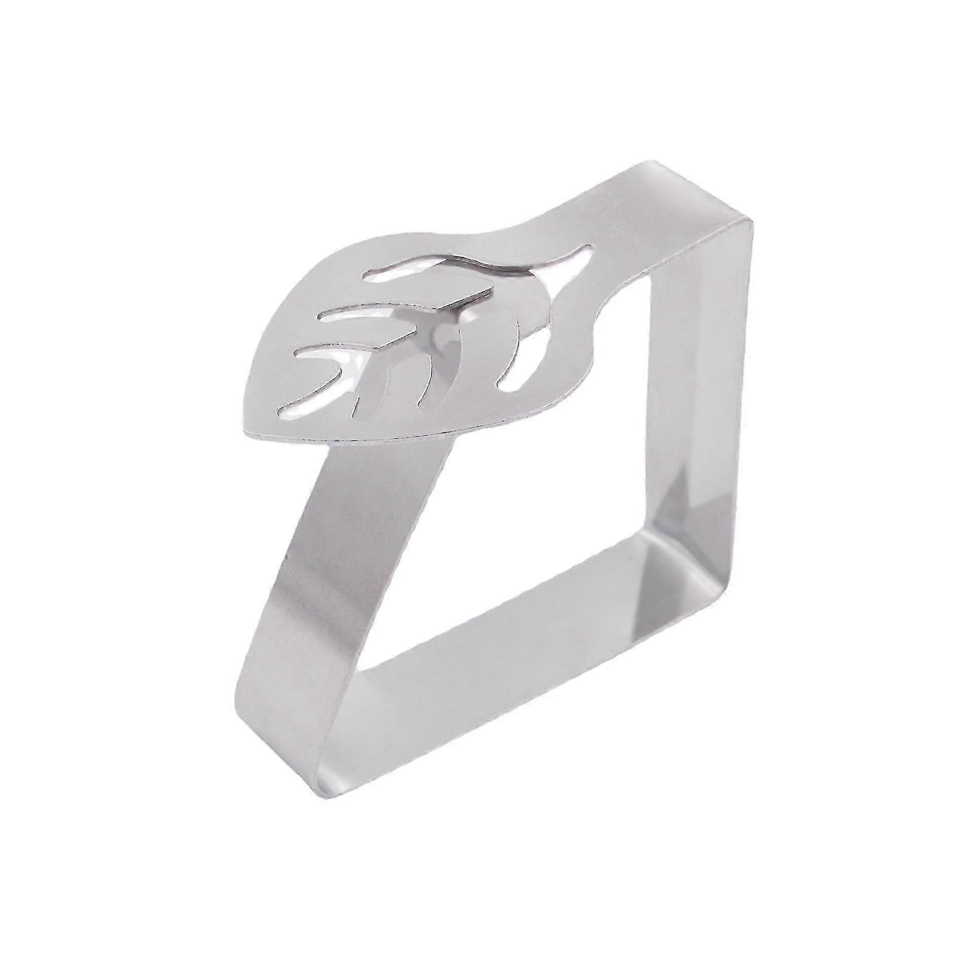 Decorative Stainless Leaf Table Clamps
