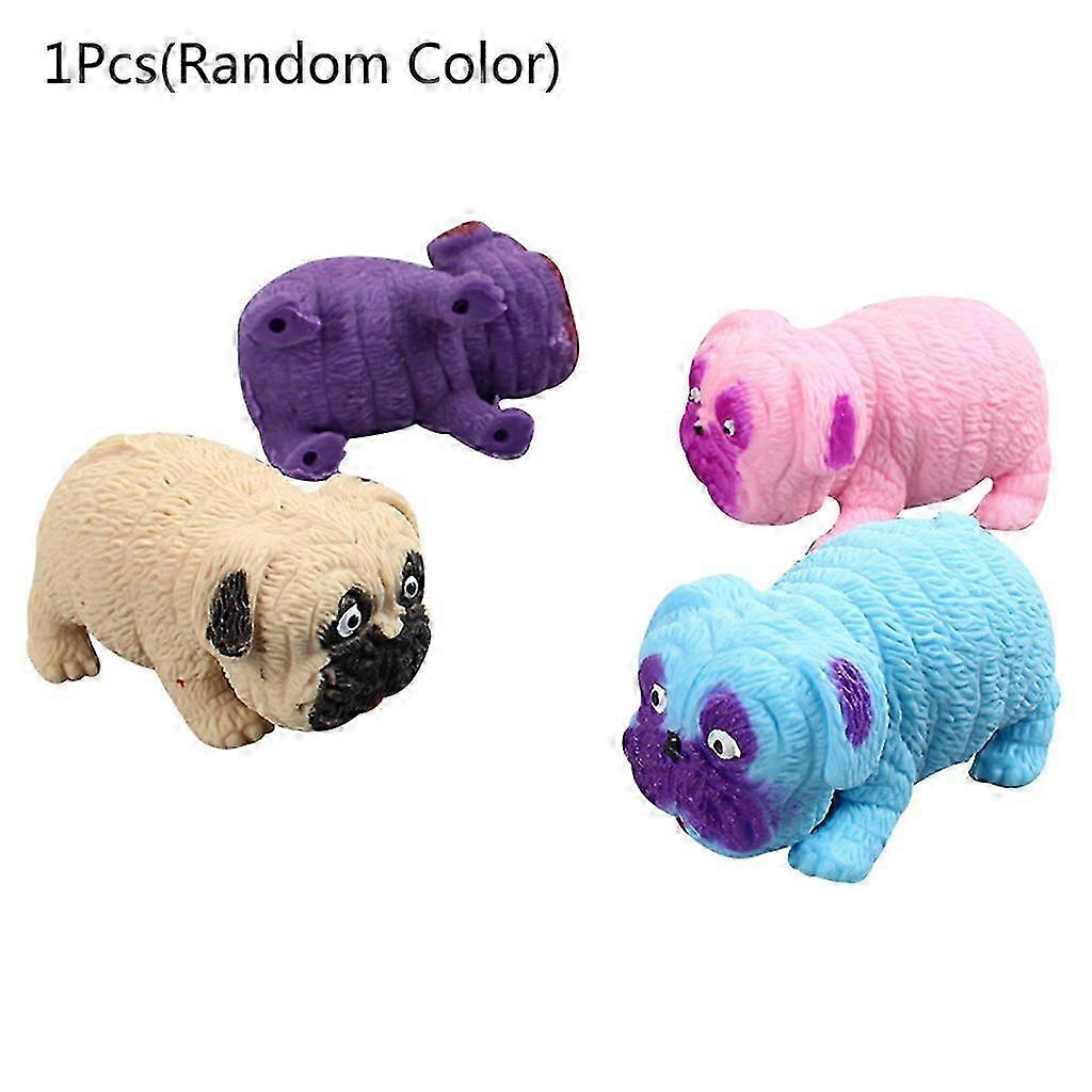 Tear-Resistant Pug Sensory Squishy