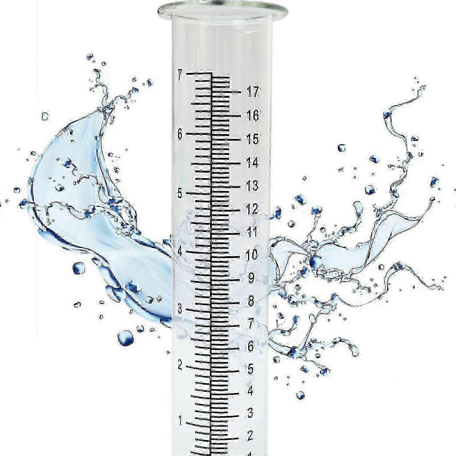 Adjustable-Height Glass Rain Gauge