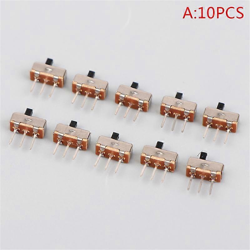 10Pcs High Quality Toggle Switch Ss12D00 Interruptor On-Off Mini Slide Switch 3Pin 1P2T 2 Position