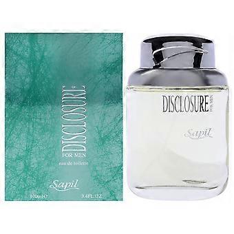 Disclosure By Sapil For Men - 3.4 Oz Edt Spray