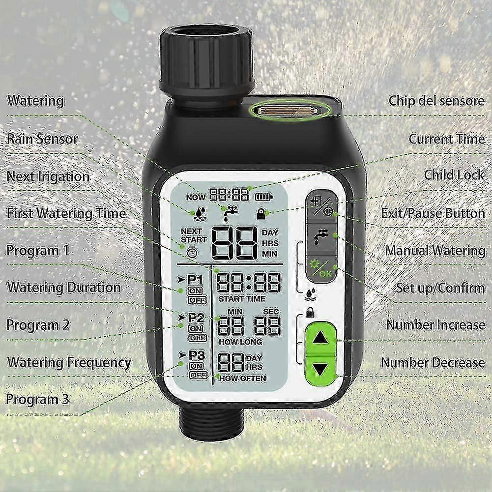 Automatic watering device, rain sensor, suitable compatible with villa garden balcony