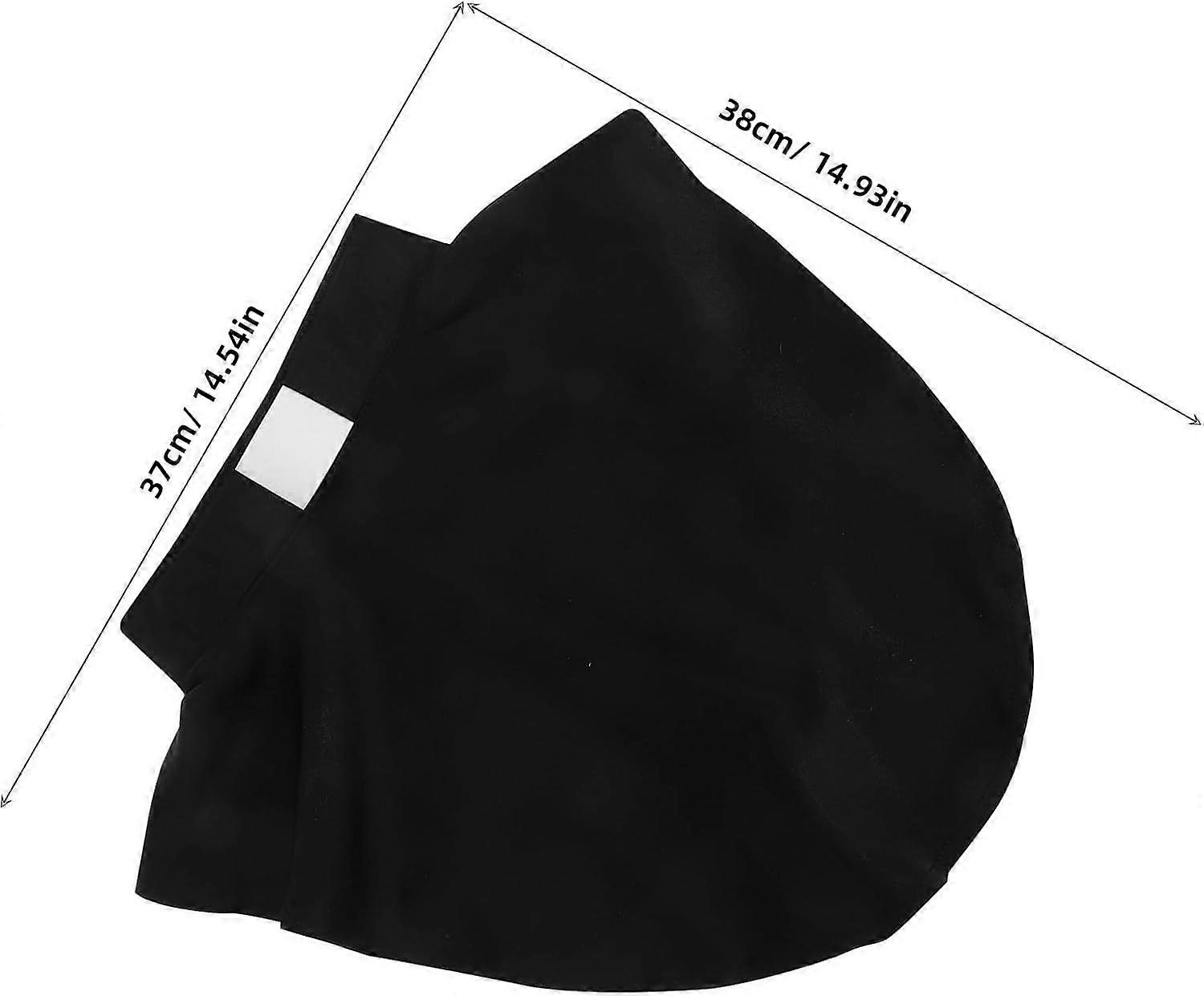 Collar Detachable Dickey Collar Polyester Black Removable