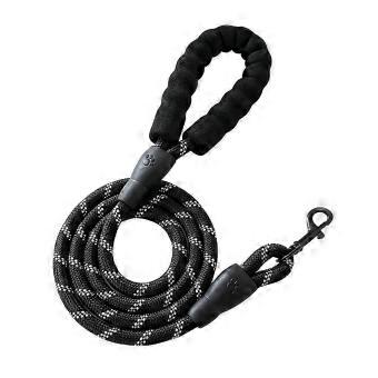 Foam-Grip Reflective Nylon Dog Leash