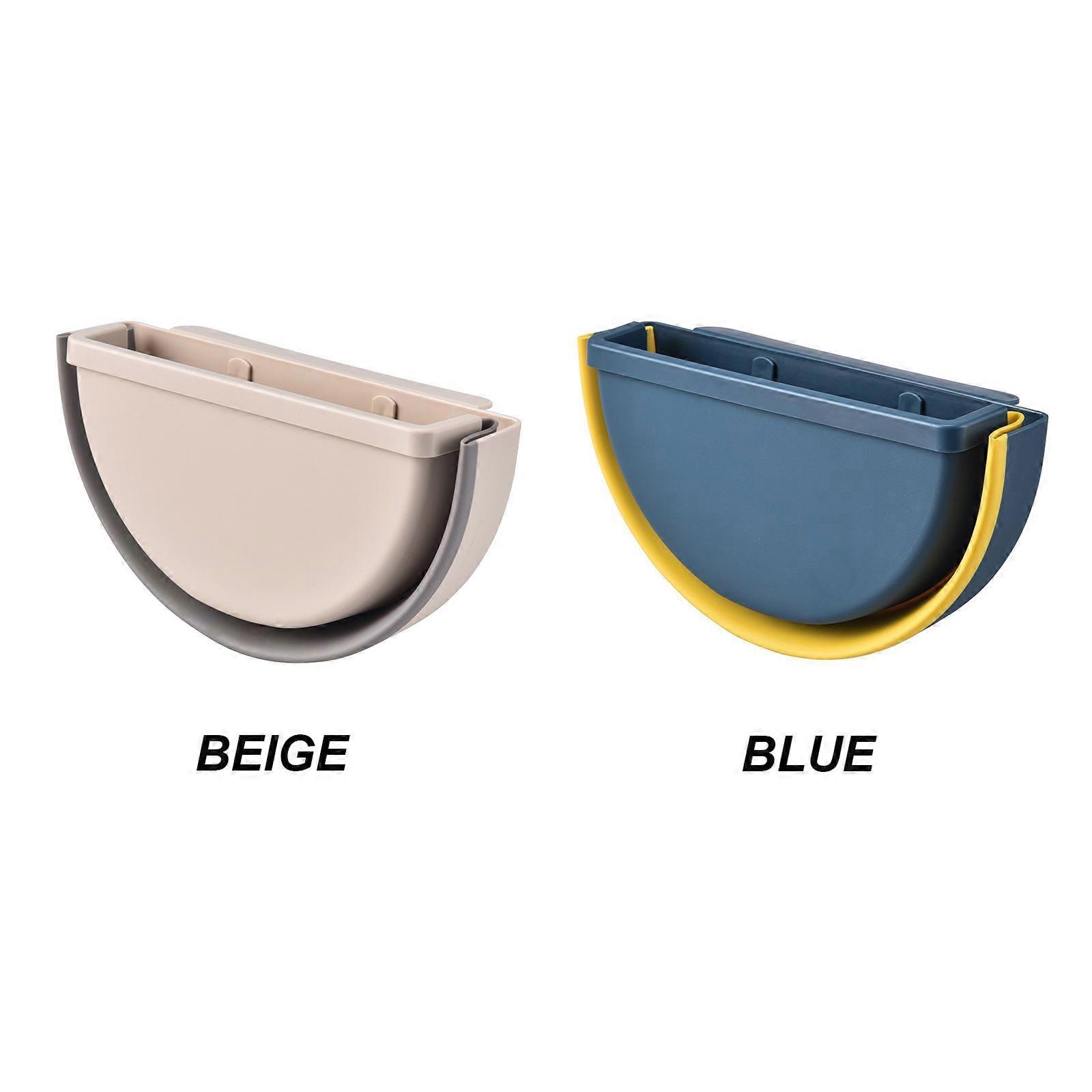Plastic Folding Garbage Bin Hanging Kitchen Garbage Bin