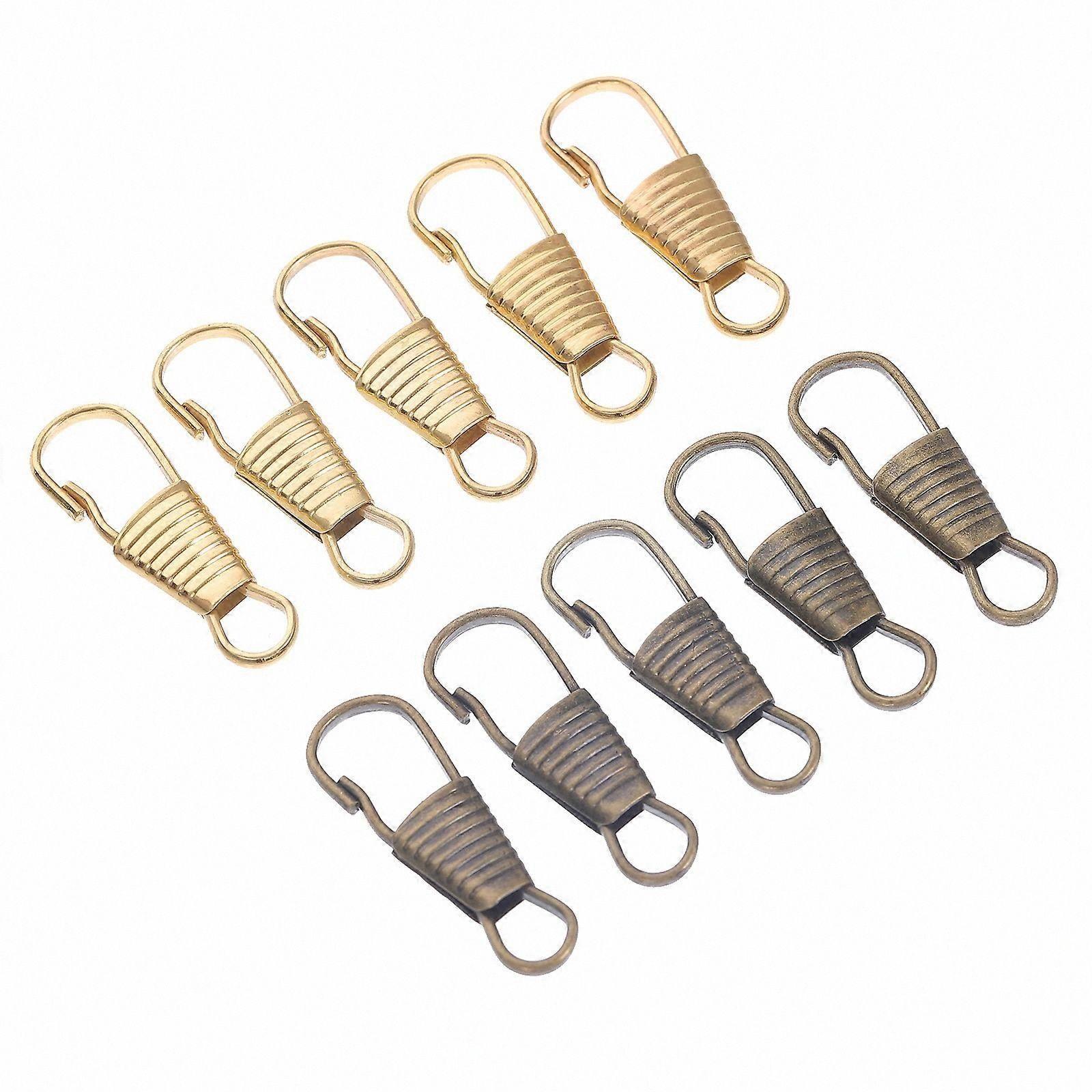Zipper Pulls Tabs Multi-Purpose Replacement Heads DIY Compatible 10Pcs