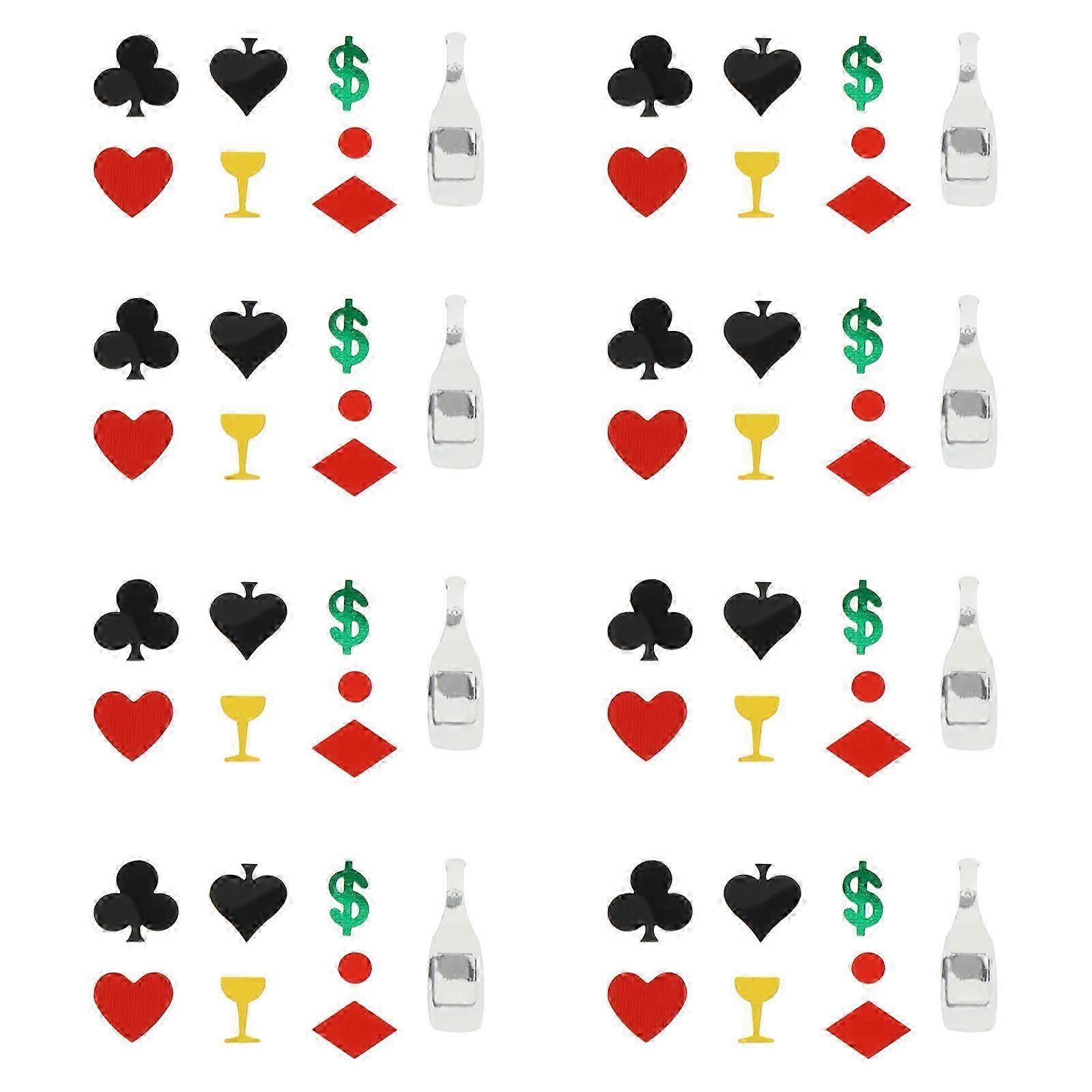 Confetti Plastic Poker Theme Confetti compatible with 1Pack