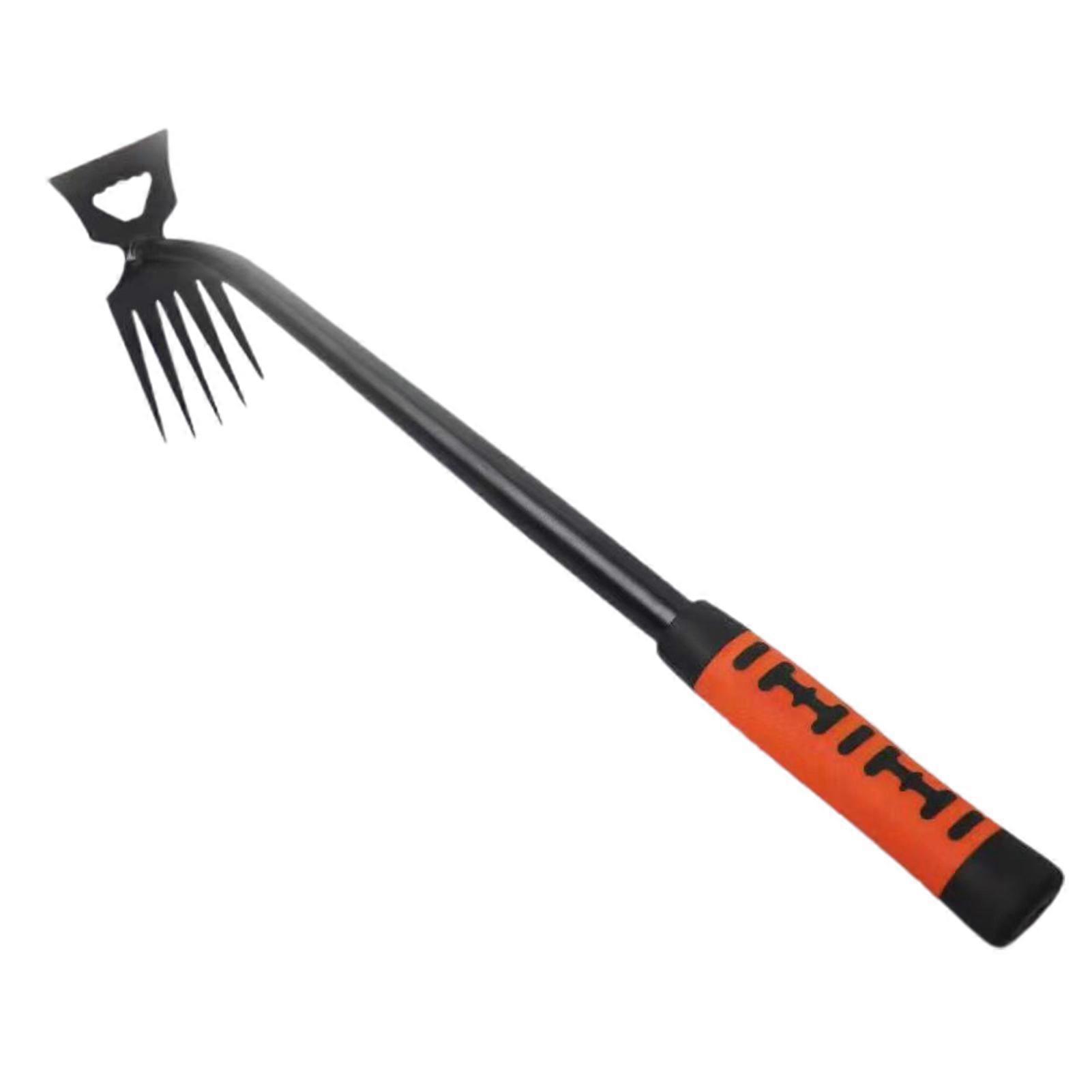 Compact Steel Hoe And Rake Combo