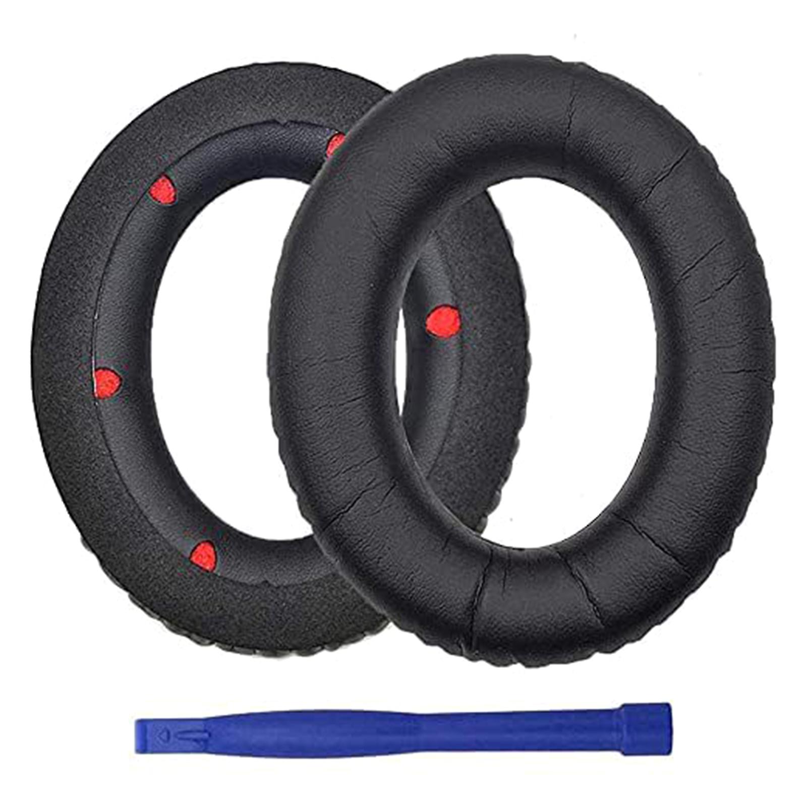 1Pair Leather Earpads Replacement for  Cloud Revolver S Headphone