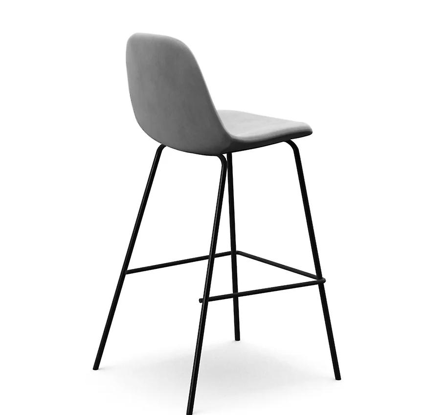 Indoor bar chair Bar Counter Stool (Set of 2) with color for gray