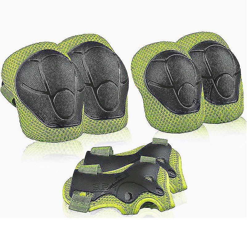 Youth Knee Pad Elbow Wrist Pads Guards Protective Gear Set For Roller Skates Cycling Bike Skateboard Inline Riding Sports