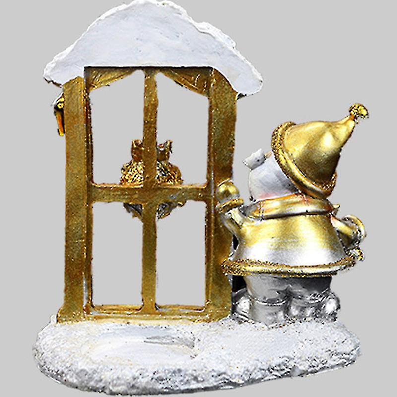 thumbnail image 2 of Adorno navideño retro TANGJMXG artesanías creativas de Resina 8*8*15,8 cm, 2 of 5