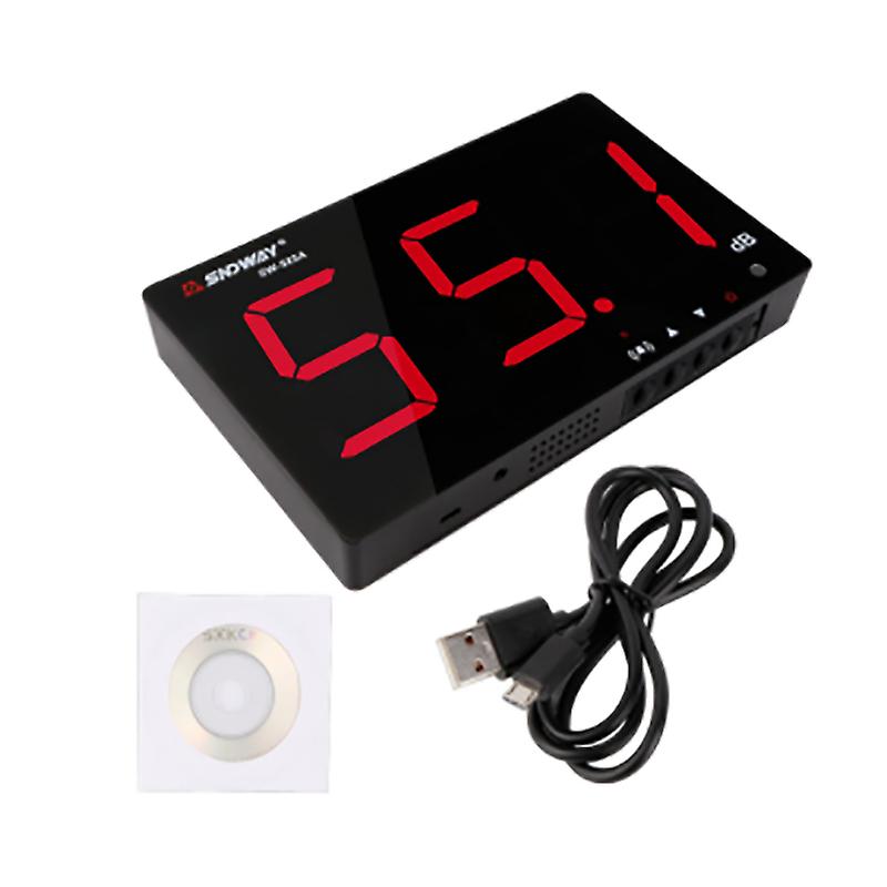 Sw-525b Sound Level Meter Digital Decibel Meter Digital Noise Meter Environmental Noise Tester