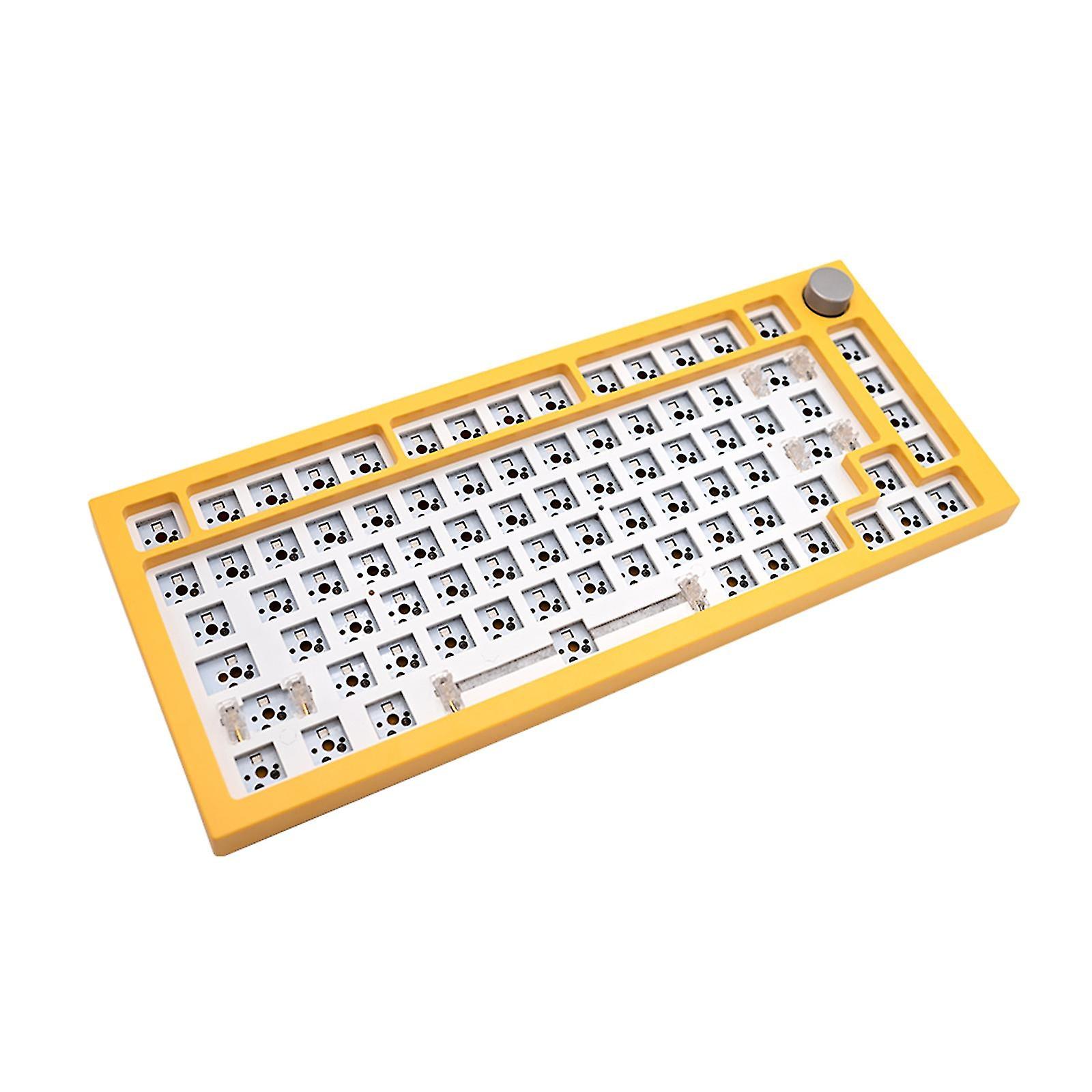 Hot Swap Mechanical Game Keyboard Diy Bt5.0/2.4g/ 3p5p Customized With Knob Kit