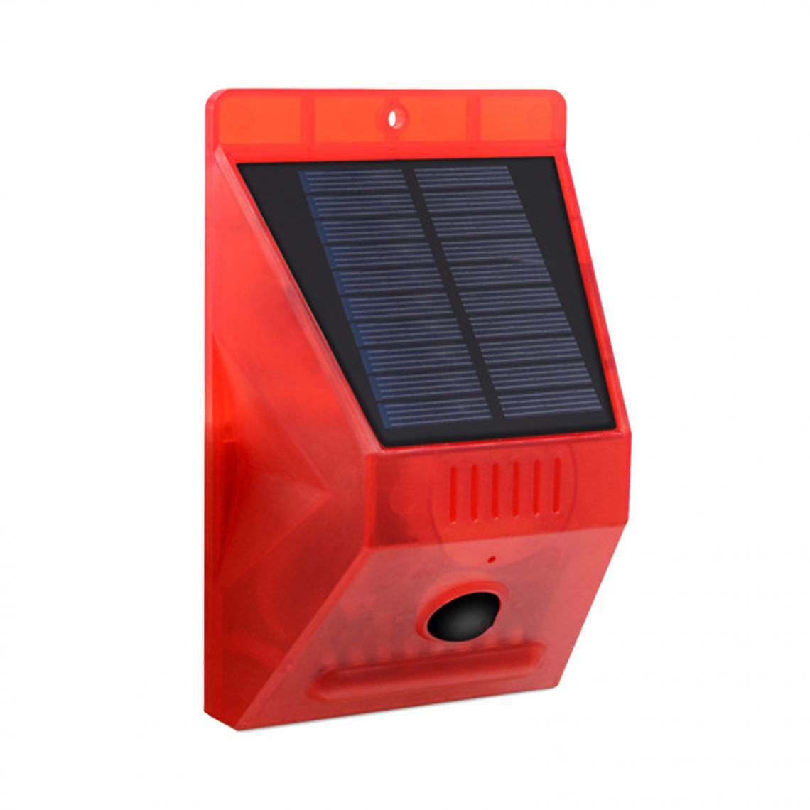Mode Solar Sound And Light Motion Detector Alarm With Motion Detector Ip65 Waterproof Solar Strobe Light Solar Alarm
