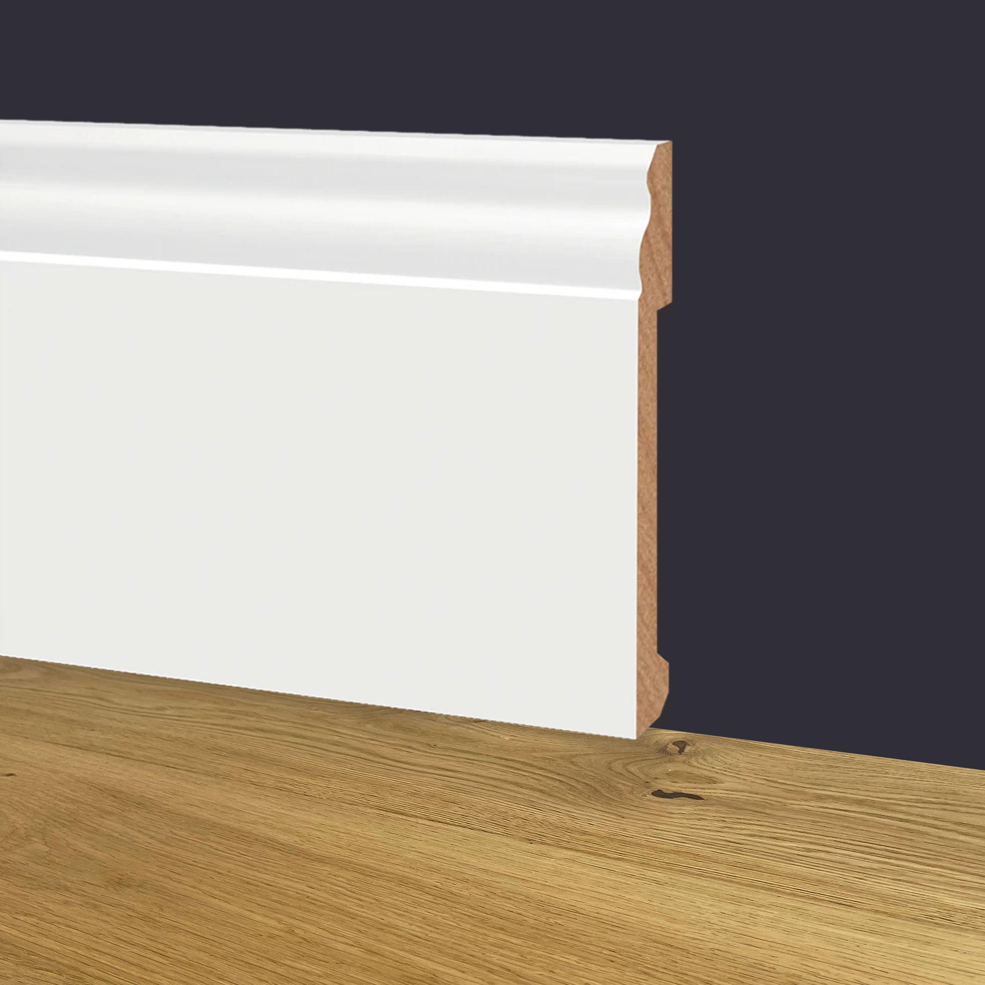 Ducale Σοβατεπί Σε Equalwood Hi-tec Polymers 170x14x2000mm - Λευκό