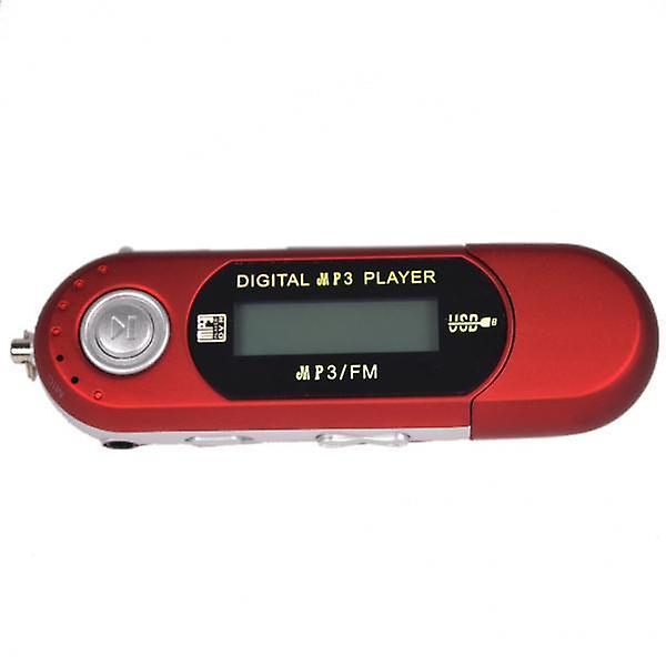 2x8GB USB MP3 Music Video Digital Player Recording with FM Radio eBook Red