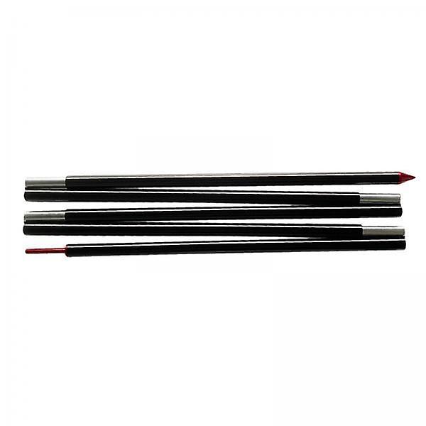 3xPortable Solid Tarp Poles 220cm Backpacking Canopy Awning Tent Rod 5-Section