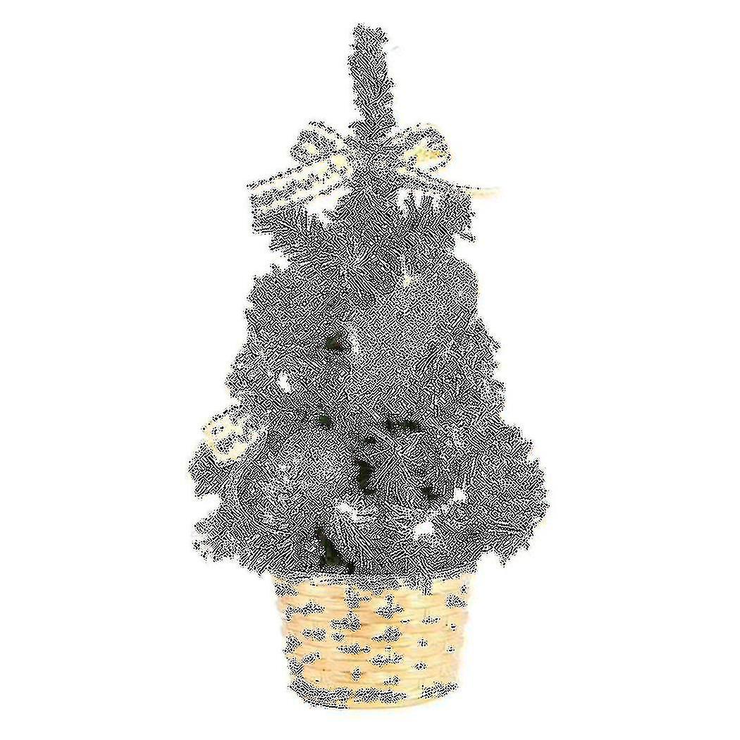 Artificial Tabletop Mini Christmas Decorations-golden