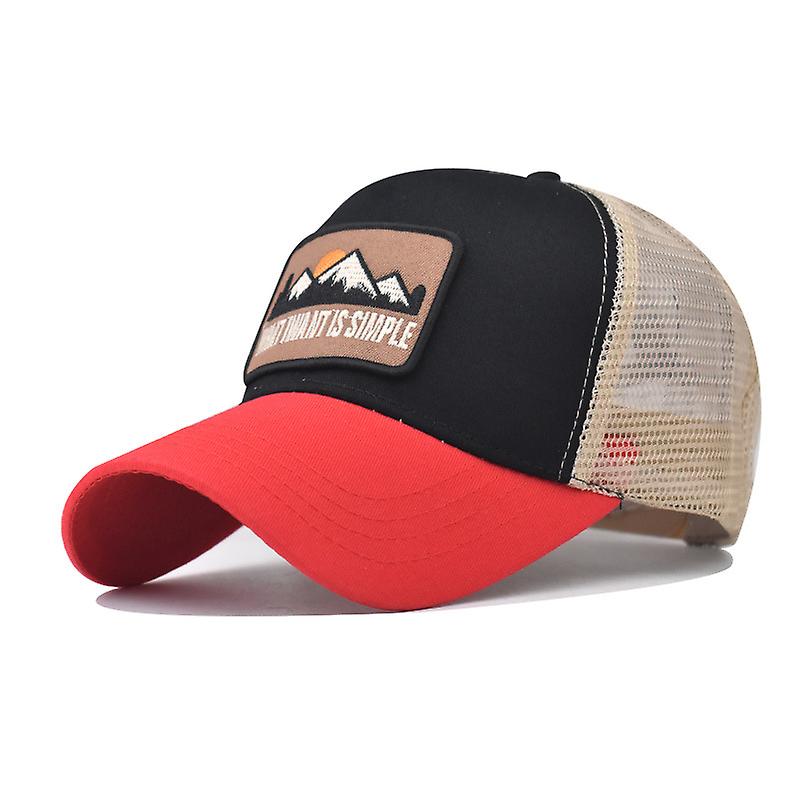 Brodert baseballhatt menn og kvinner hatter