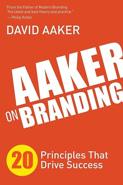 Aaker On Branding by David Aaker Hardback Book