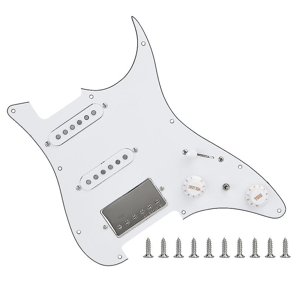 Ssh Loaded Prewired Double Coil Pickups Pickguard Electric Guitar Instrument Accessories