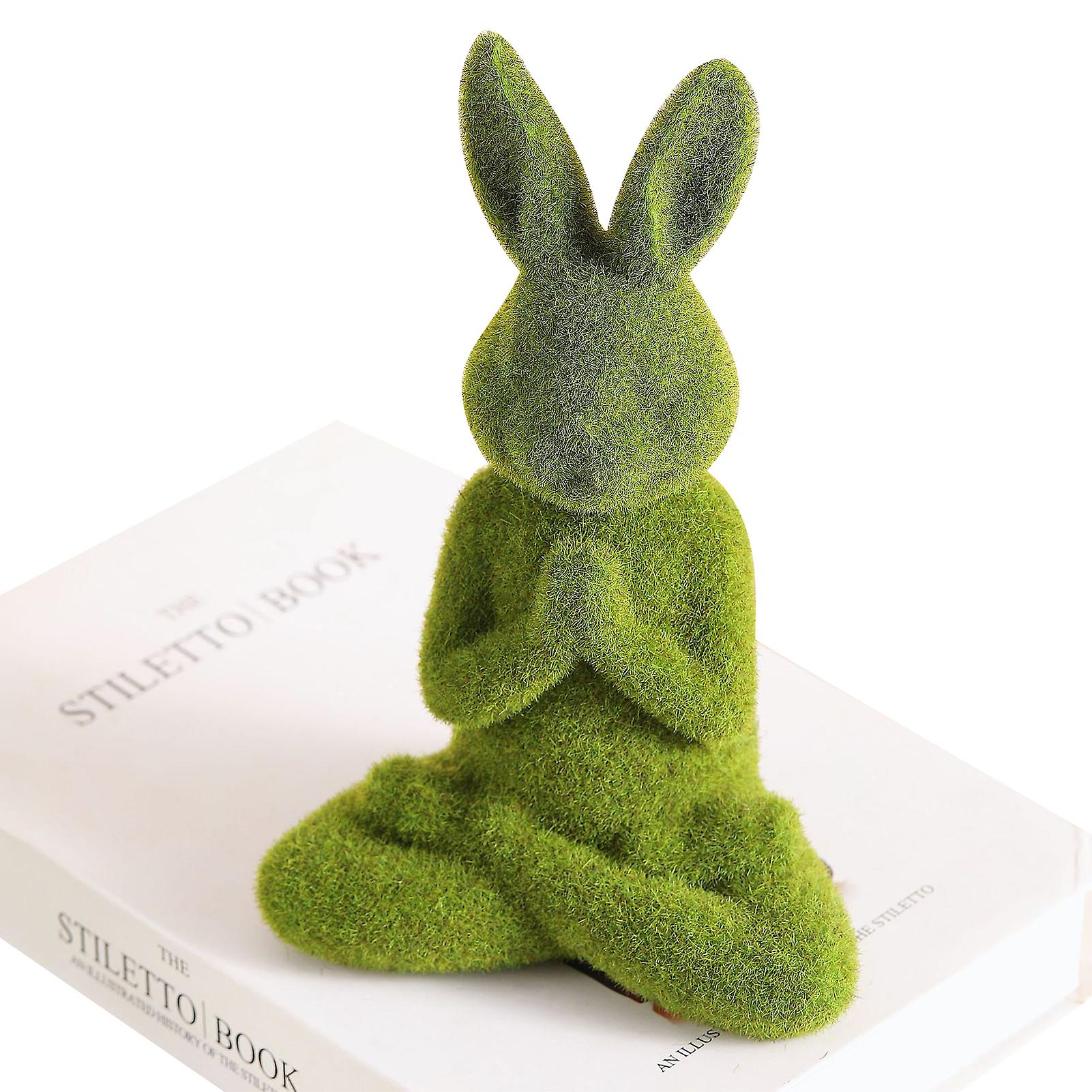 Garden Yoga Rabbit Ornament Wind Weather Long-earedue Decorations