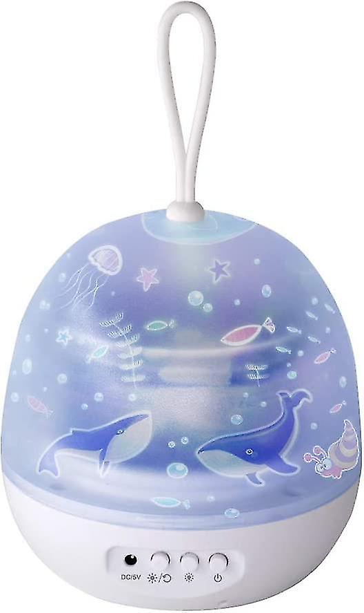 Night Light Projection Lamp Universe Star Projector Night Light 360 Degree Rotation Colorful Sea Wor