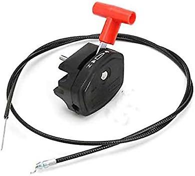 142 56" Lawn Mower Throttle Cable And Choke Lever