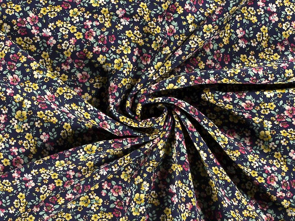 1.5m Viscose Crepe Fabric Rose - per metre
