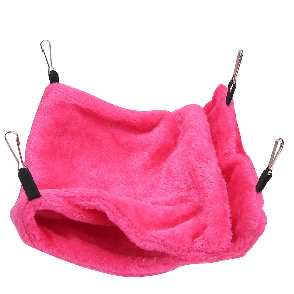Double Layer Soft Pet Hammock, Hanging Bed, Hook for Hamsters