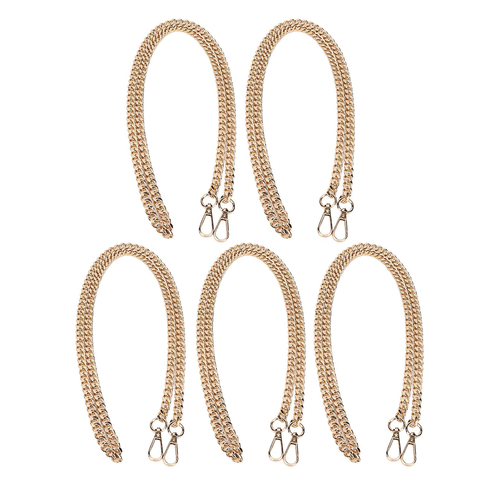5pcs Metal Curb Chains 3.9ft Each  Handcraft Rustproof
