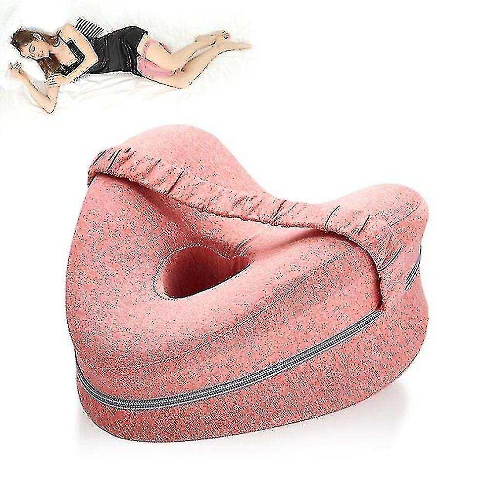 Heart Shaped Orthopedic Sleeping Pillow For Legs Wedge Cushion With Knee Support Sciatica Pads Body Cushion-yvan