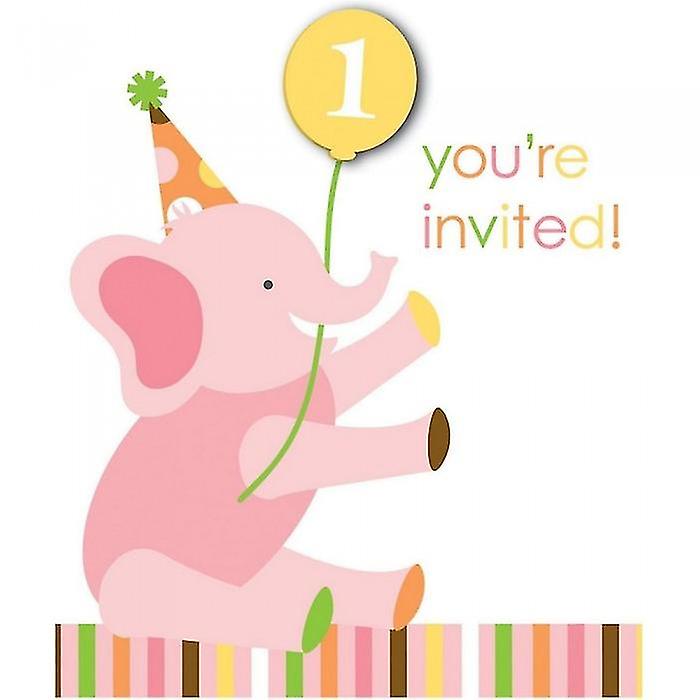 Creative Party Sweet At One Invitations (Pack of 8)