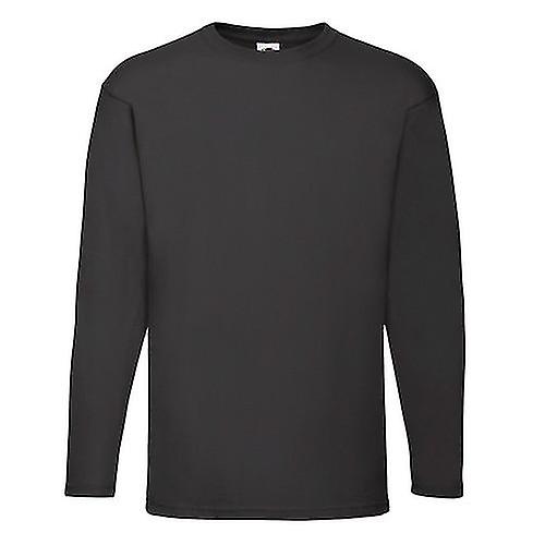 Fruit of the Loom Unisex Adult Valueweight Plain Long-Sleeved T-Shirt