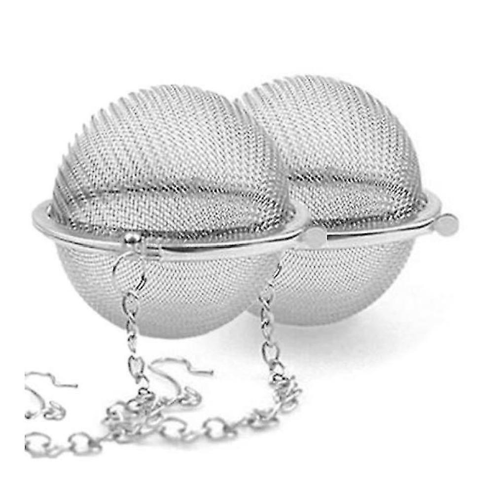2pcs Practical Tea Ball, Tea Spices Infuser Filter