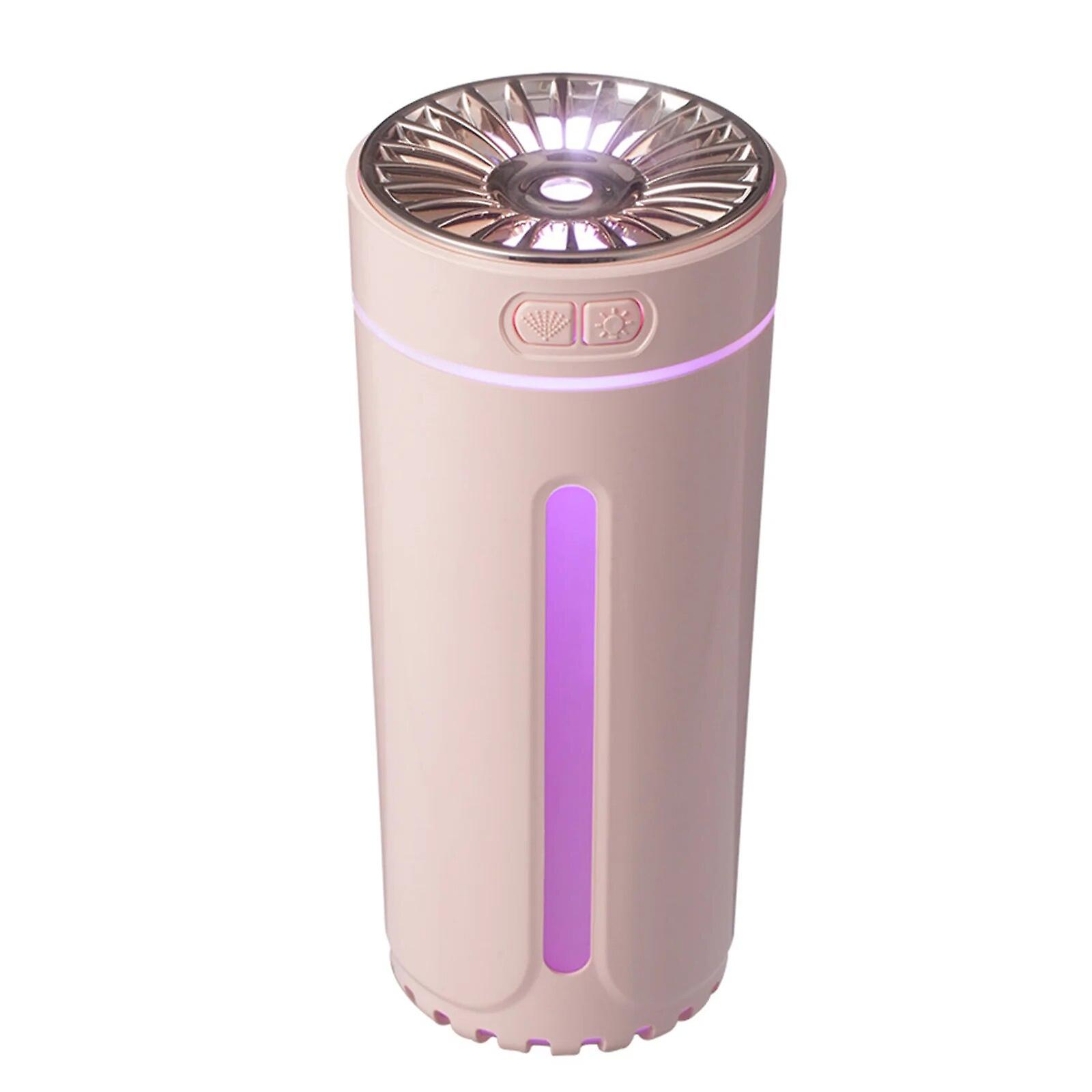 USB Air Humidifier Lighting and Spray Modes Indoor Mist Colorful Night Light 30db Mute Humidification with 300ml Capacity~2744